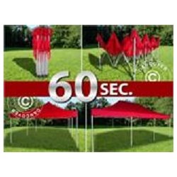 Snabbtlt FleXtents Xtreme 4x6m Rd, inkl. 8 sidor