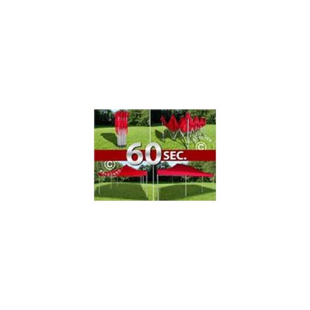 Snabbtlt FleXtents Xtreme 4x6m Rd, inkl. 8 sidor