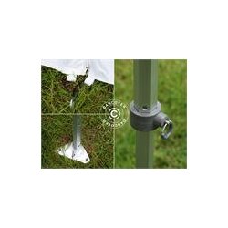 Snabbtlt FleXtents Xtreme 4x4m Vit, inkl. 4 sidor