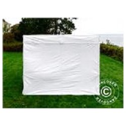 Snabbtlt FleXtents Xtreme Exhibition med sidovggar, 3x3m, Vit, Flamskert