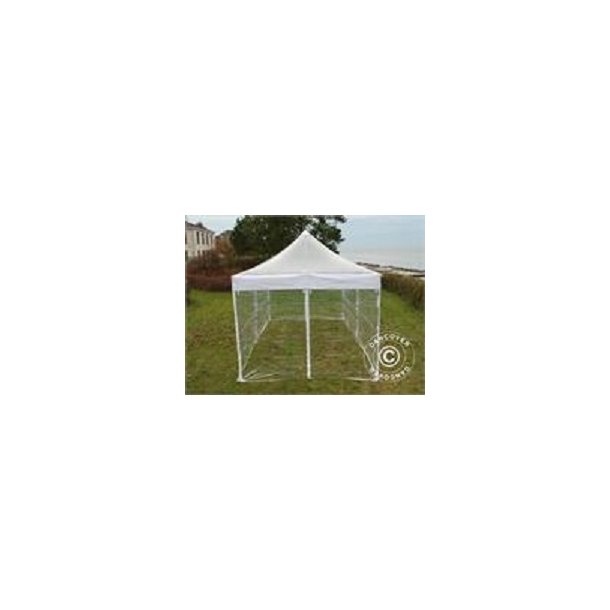 Snabbtlt FleXtents Xtreme 4x6m Transparent, inkl. 8 sidor