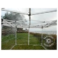 Snabbtlt FleXtents Xtreme 4x6m Transparent, inkl. 8 sidor