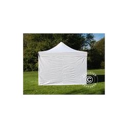 Snabbtlt FleXtents Xtreme 4x4m Vit, inkl. 4 sidor