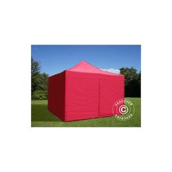 Snabbtlt FleXtents Xtreme 4x4m Rd, inkl. 4 sidor