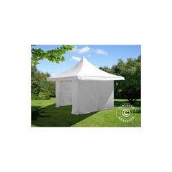 Snabbtlt FleXtents Pagoda Xtreme 4x4m / (5x5m) Vit, inkl. 4 sidor
