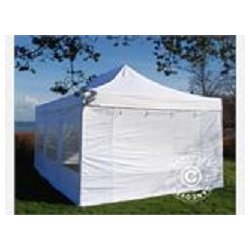 Snabbtlt FleXtents Xtreme 4x6m Vit, inkl. 8 sidor