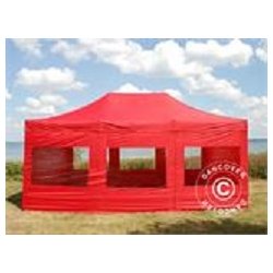 Snabbtlt FleXtents Xtreme 4x6m Rd, inkl. 8 sidor