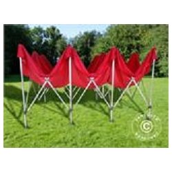 Snabbtlt FleXtents Xtreme 4x6m Rd, inkl. 8 sidor