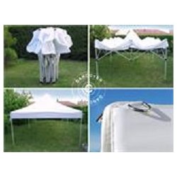 Snabbtlt FleXtents Xtreme 4x8m Vit, inkl. 6 sidor