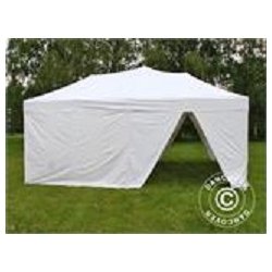 Snabbtlt FleXtents Xtreme 6x6m Vit, inkl. 8 sidor