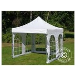 Snabbtlt FleXtents Xtreme Vintage Style 3x3m Vit, inkl. 4 sidor