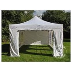 Snabbtlt FleXtents Xtreme Vintage Style 4x6m Vit, inkl. 8 sidor