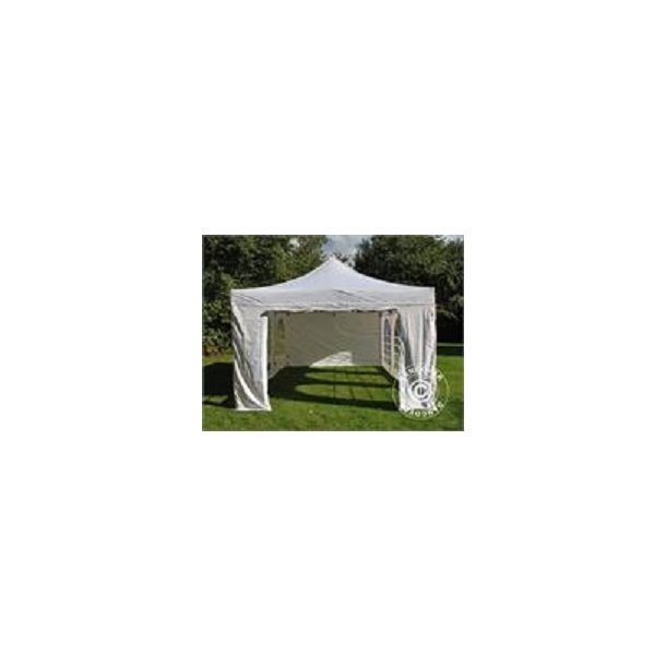 Snabbtlt FleXtents Xtreme Vintage Style 4x6m Vit, inkl. 8 sidor