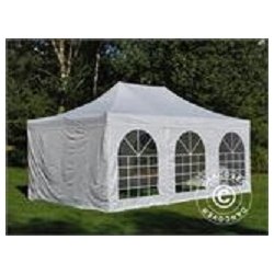 Snabbtlt FleXtents Xtreme Vintage Style 4x6m Vit, inkl. 8 sidor
