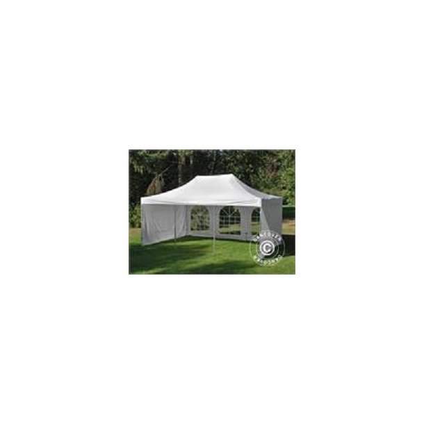 Snabbtlt FleXtents Xtreme Vintage Style 4x6m Vit, inkl. 8 sidor