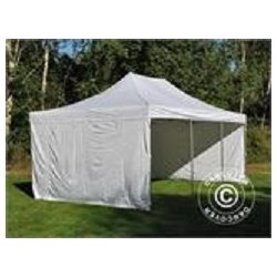 Snabbtlt FleXtents Xtreme Vintage Style 4x6m Vit, inkl. 8 sidor
