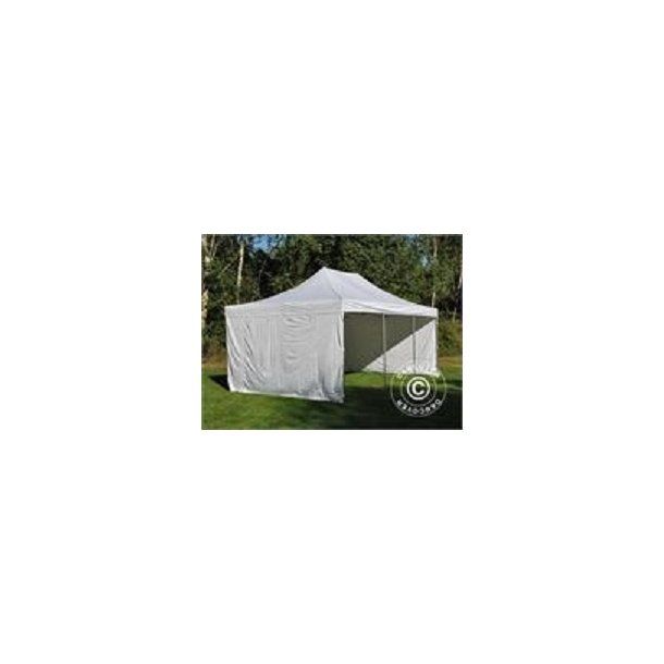 Snabbtlt FleXtents Xtreme Vintage Style 4x6m Vit, inkl. 8 sidor