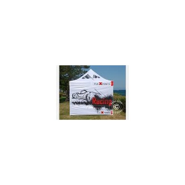 Snabbtlt FleXtents PRO Xtreme Racing 3x3m, begrnsad utgva
